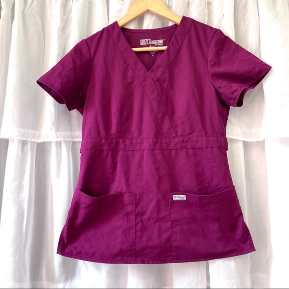 Grey’s Anatomy • Modern Fit Mock Wrap Scrub Top - Picture 6 of 14